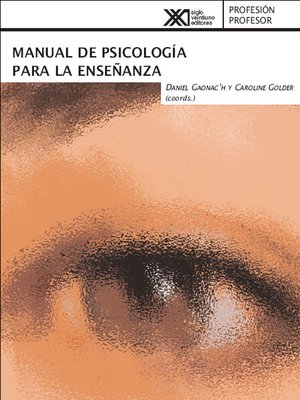cover image of Manual de psicología para la enseñanza